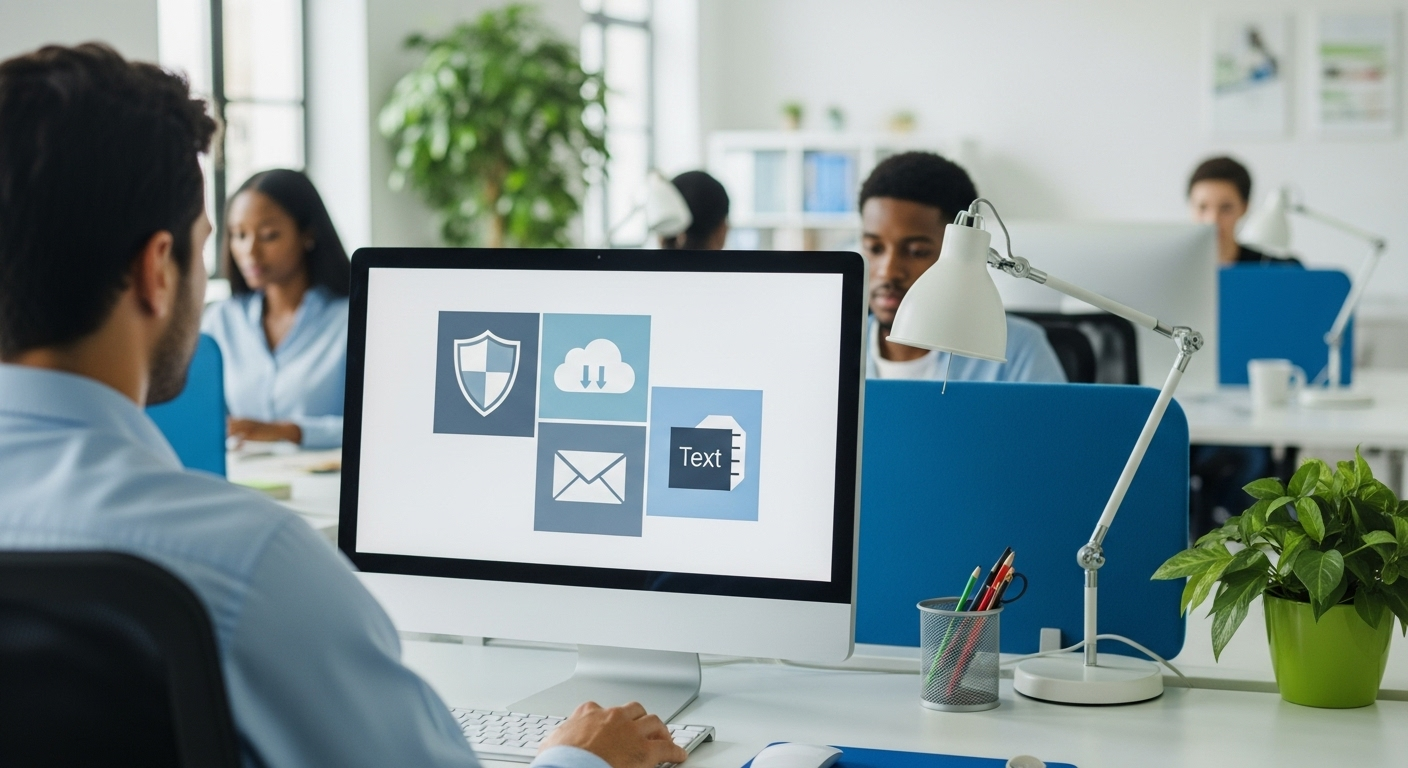 Osoba pisząca na klawiaturze